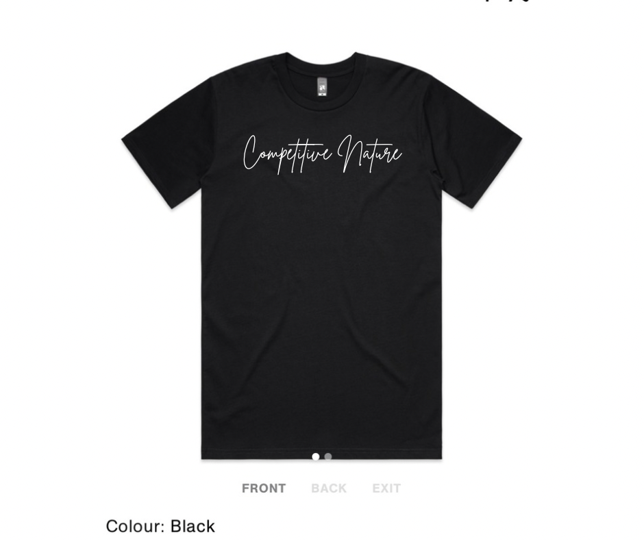 Competitive Nature Tee (Black)
