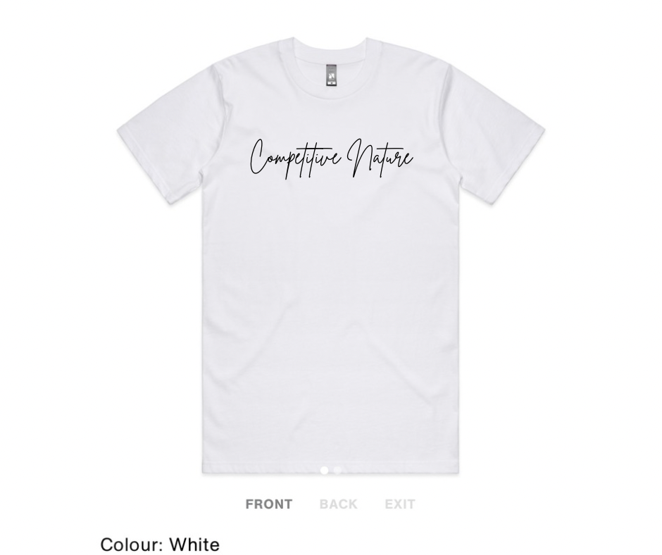 Competitive Nature Tee (White)