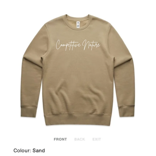 Competitive Nature Crew Neck (Sand)