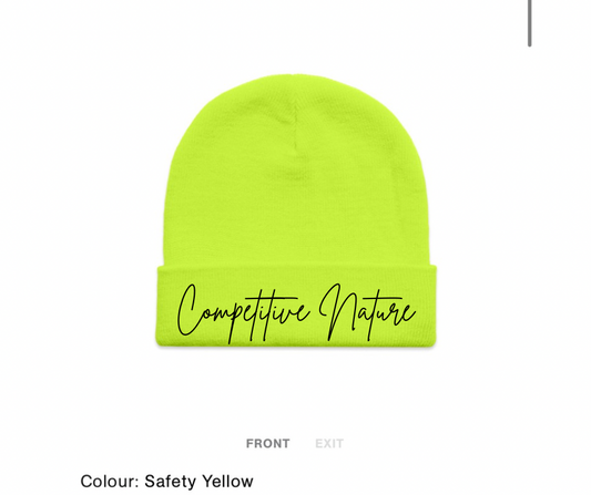 Cuffed Work Safety Competitive Nature Beanie