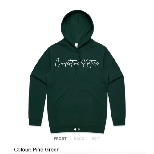 Competitive Nature Hoodie (Pine Green)